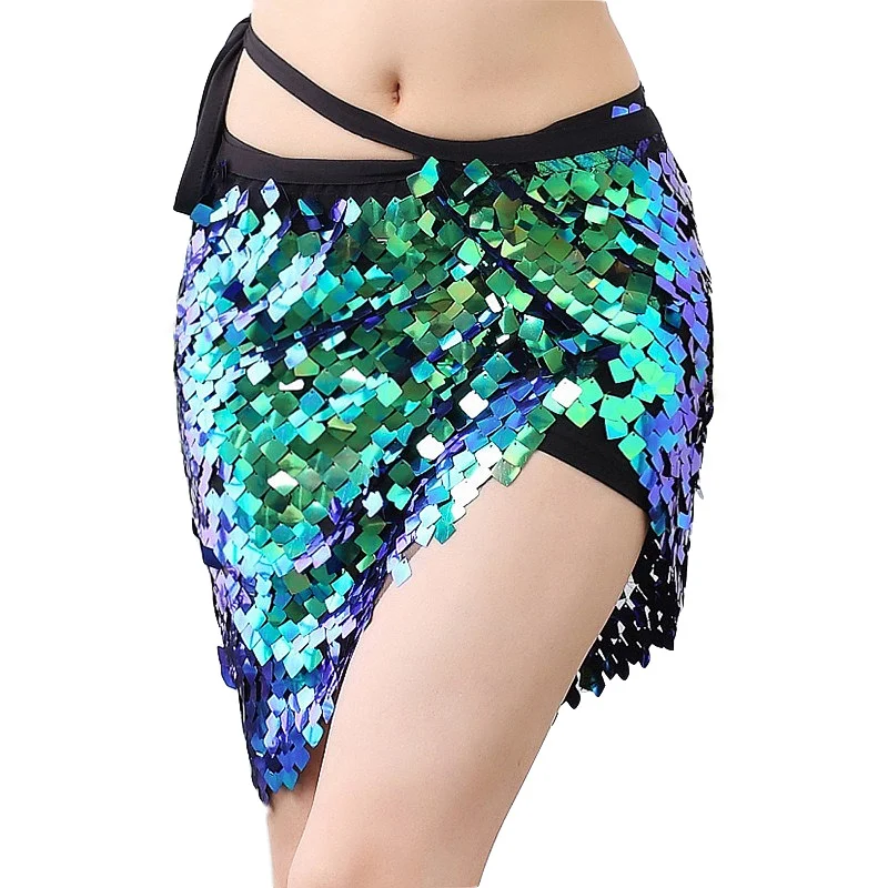 Belly Dance Round Sequins Hip Scarf Fishtail Dance Wear Multicolor Mermaid Over-Skirt Adjustable Fit most figures
Belly Dance Round Sequins Hip Scarf Fishtail Dance Wear Multicolor Mermaid Over-Skirt Adjustable Fit most figures