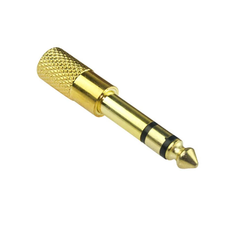 Gold Copper Conversion Head 2Pcs 6.35mm To 3.5mm Headphone Jack Audio Adapter Tattoo Power Supply Conversion Head Tattoo Supply
Gold Copper Conversion Head 2Pcs 6.35mm To 3.5mm Headphone Jack Audio Adapter Tattoo Power Supply Conversion Head Tattoo Supply