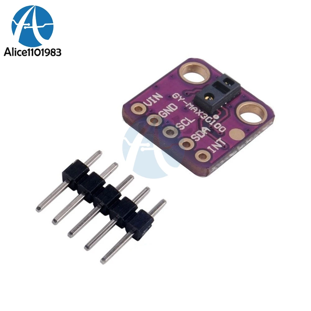 MAX30100 пульсометр щелчок ИК датчик прорыва Модуль платы для Arduino Diy электронный