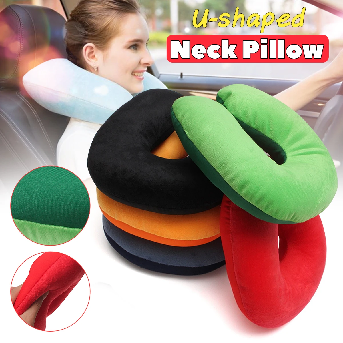 Soft Microbead U Shaped Travel Pillow Neck Support Headrest Health Care Cushion For Car Home Office Airplane Flight Sleep
Soft Microbead U Shaped Travel Pillow Neck Support Headrest Health Care Cushion For Car Home Office Airplane Flight Sleep