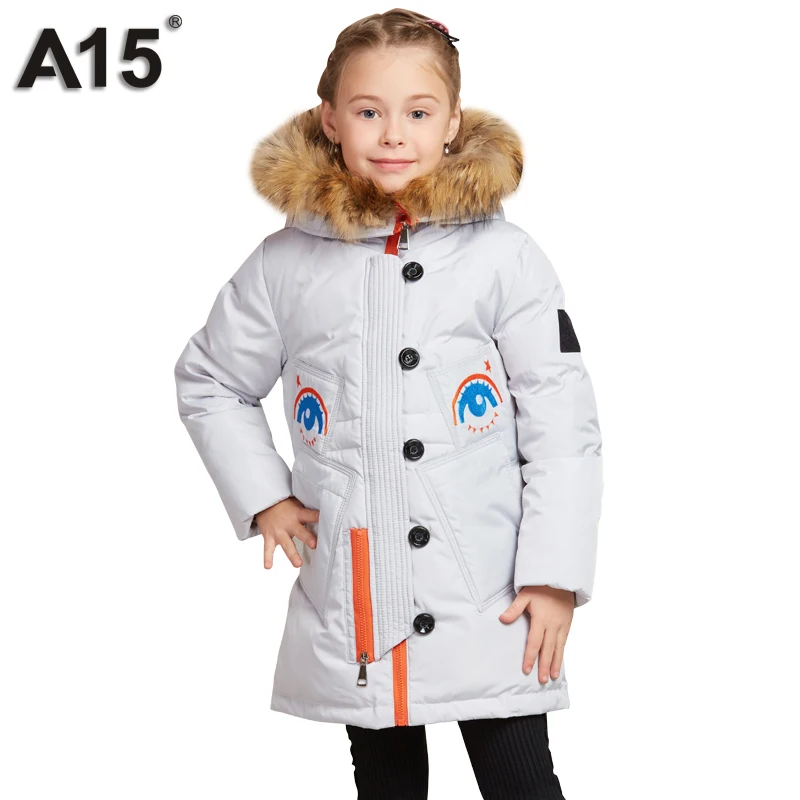 A15 Winter Coat Girls Hooded Fur Kids Girls Down Jacket for Girl 2018 Brand Warm Parka Coats Outerwear Clothes Size 8 10 12 14 Y
A15 Winter Coat Girls Hooded Fur Kids Girls Down Jacket for Girl 2018 Brand Warm Parka Coats Outerwear Clothes Size 8 10 12 14 Y