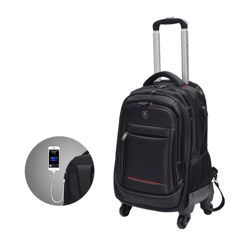 BeaSumore USB Waterproof oxford Rolling Luggage Multi-functional shoulders Trolley Carry On Travel Bag Laptop Suitcase Wheels
BeaSumore USB Waterproof oxford Rolling Luggage Multi-functional shoulders Trolley Carry On Travel Bag Laptop Suitcase Wheels