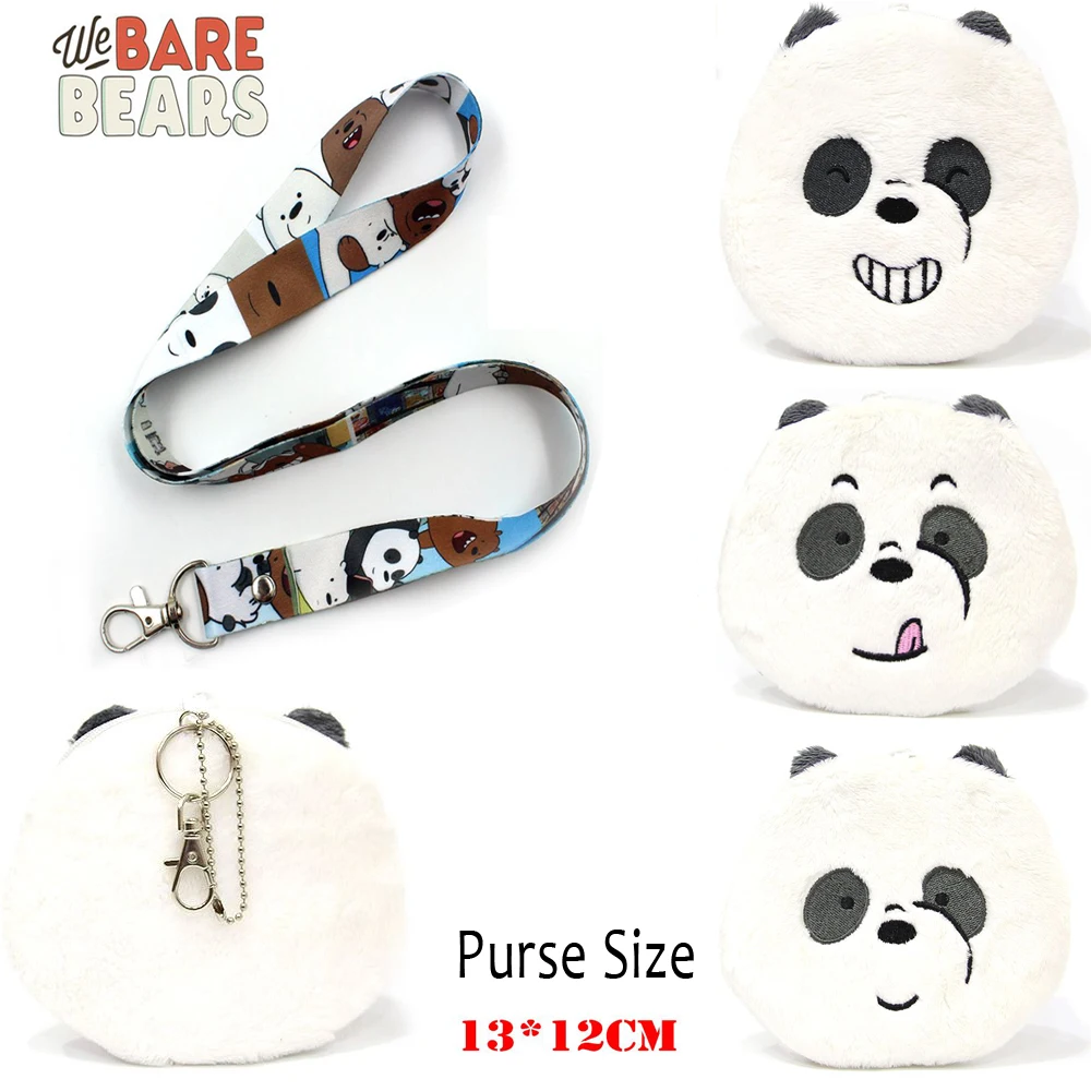 Giancomics Hot We Bare Bears Anime Plush Purse Lanyard Wallet Cartoon Fashion Money Convenient Zero Purse Cool Holder Otaku Gift
Giancomics Hot We Bare Bears Anime Plush Purse Lanyard Wallet Cartoon Fashion Money Convenient Zero Purse Cool Holder Otaku Gift