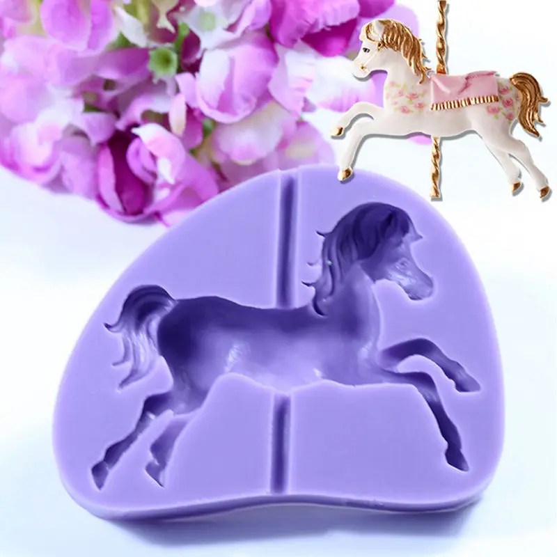 3D Pastry Tools Carousel Horse Silicone Fondant Sugar Craft Mold Cake Decor Chocolate Baking Tools for Cake
3D Pastry Tools Carousel Horse Silicone Fondant Sugar Craft Mold Cake Decor Chocolate Baking Tools for Cake