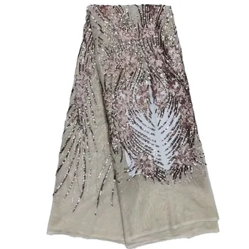 2019 Sequins African Lace Fabrics High Quality Nigerian Laces Fabric For Women Latest Design French Tulle Lace FabricHX1622-1
2019 Sequins African Lace Fabrics High Quality Nigerian Laces Fabric For Women Latest Design French Tulle Lace FabricHX1622-1