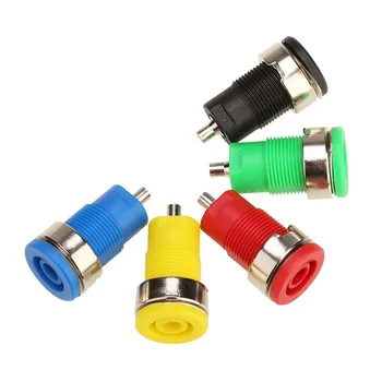 5PCS Amass 4mm panel socket, banana socket, pure copper nickel plated PA plastic shell AYG00026
5PCS Amass 4mm panel socket, banana socket, pure copper nickel plated PA plastic shell AYG00026