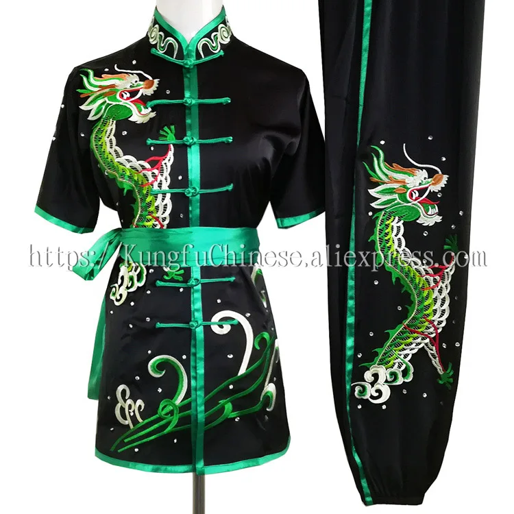 Chinese Wushu routine uniform Kungfu costume Martial arts suit changquan clothes outfit for men women children girl boy kids
Chinese Wushu routine uniform Kungfu costume Martial arts suit changquan clothes outfit for men women children girl boy kids