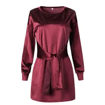 Women Full Sleeve Office Work Dress Round Neck Lace Sexy Bag Hip Dress With Sash Autumn Dress
Women Full Sleeve Office Work Dress Round Neck Lace Sexy Bag Hip Dress With Sash Autumn Dress