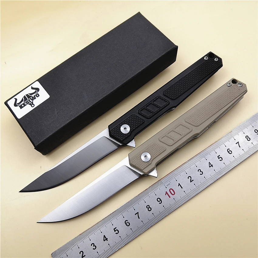 Kesiwo B20 pocket edc knife folding blade 9cr18mov ball bearing flipper folding knife G10 handle outdoor camping survival knife
Kesiwo B20 pocket edc knife folding blade 9cr18mov ball bearing flipper folding knife G10 handle outdoor camping survival knife