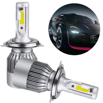2pcs T2 H4 110W 26000LM LED 6000k Car LED Headlights Conversion Kit with COB LED Headlight Bulbs Waterproof LED Car Bulbs
2pcs T2 H4 110W 26000LM LED 6000k Car LED Headlights Conversion Kit with COB LED Headlight Bulbs Waterproof LED Car Bulbs