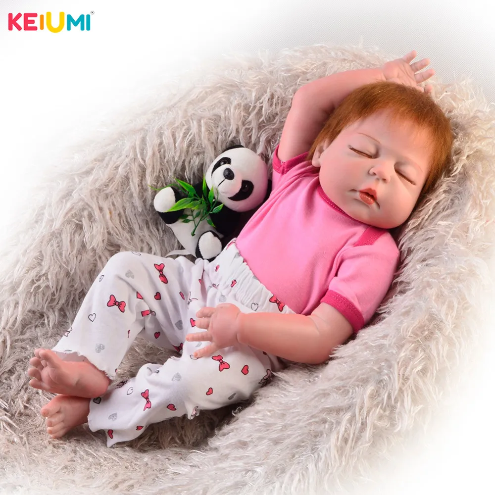 Lovely 23 inch Asleep Reborn Baby Dolls Newborn So Truly 57 cm Full Body Silicone Vinyl Babies Doll For Girl Gifts Palymates
Lovely 23 inch Asleep Reborn Baby Dolls Newborn So Truly 57 cm Full Body Silicone Vinyl Babies Doll For Girl Gifts Palymates
