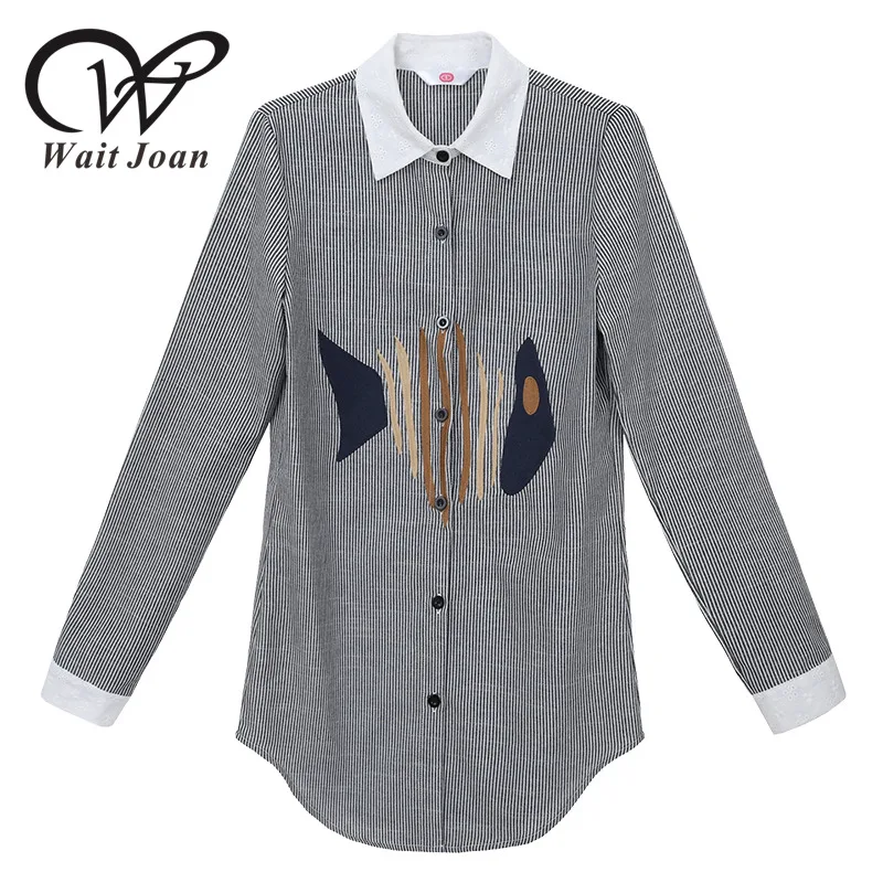 Plus Size Spring Autumn Blouse Women Clothes Cartoon Print Women Tops Vintage Shirts Ladies Elegant Cotton Striped Blouse WJ121
Plus Size Spring Autumn Blouse Women Clothes Cartoon Print Women Tops Vintage Shirts Ladies Elegant Cotton Striped Blouse WJ121