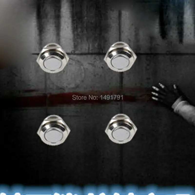 Magic metal buttons props press the four metal buttons to open the door lock audio tf card escape room Takagism game prop
Magic metal buttons props press the four metal buttons to open the door lock audio tf card escape room Takagism game prop