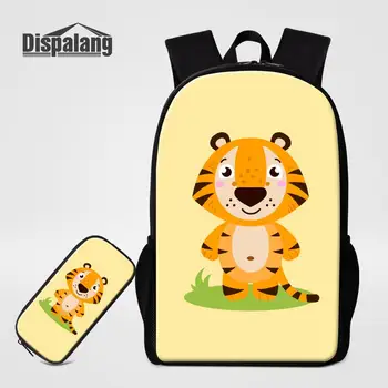 Cute Cartoon Tiger 3D Printed School Backpacks Children Schoolbags 2pcs/set Animal Book Bag Rucksack Set Pencil Pouch Stationery
Cute Cartoon Tiger 3D Printed School Backpacks Children Schoolbags 2pcs/set Animal Book Bag Rucksack Set Pencil Pouch Stationery