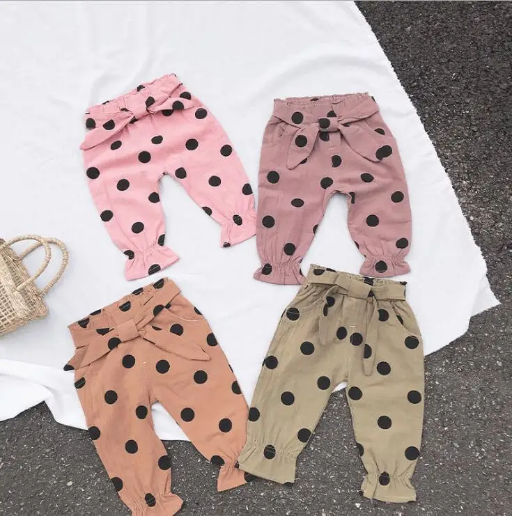 2019 New Stylish Girls Bow Pants Cotton Spring Fashion Girls Dots Pants 1-6 Years PO153
2019 New Stylish Girls Bow Pants Cotton Spring Fashion Girls Dots Pants 1-6 Years PO153