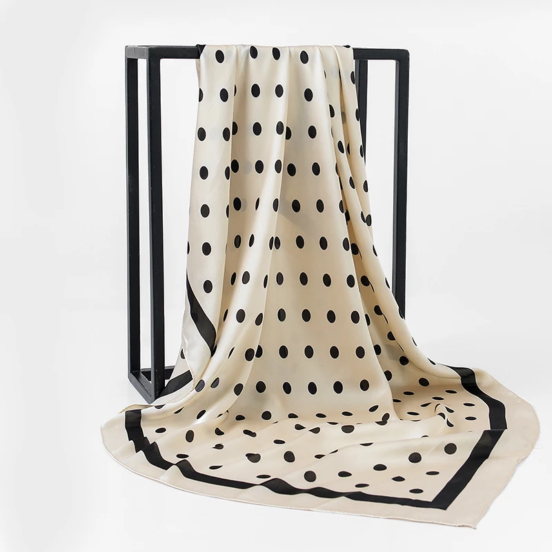 Brand Designer Dots Scarf Women 100% Silk Feeling Scarf Luxury Brand Scarves Shawl Hijab Big Square Scarves 90*90cm
Brand Designer Dots Scarf Women 100% Silk Feeling Scarf Luxury Brand Scarves Shawl Hijab Big Square Scarves 90*90cm