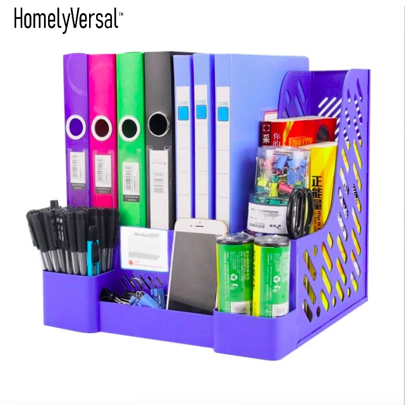 Creative Office Desk File Organizer Document Holder Pen Holder A4 Filing Box Multifunction Plastic File Folder Organizer
Creative Office Desk File Organizer Document Holder Pen Holder A4 Filing Box Multifunction Plastic File Folder Organizer