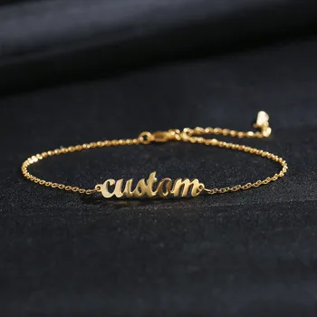 Personalized Custom Name Bracelet Charms Handmade Women Kids Jewelry Engraved Handwriting Signature Love Message Customized Gift
Personalized Custom Name Bracelet Charms Handmade Women Kids Jewelry Engraved Handwriting Signature Love Message Customized Gift