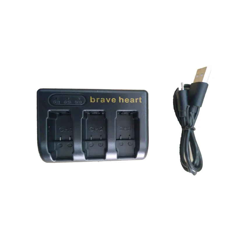 brave heart Three Port Slot AHDBT-501 Battery Charger For GoPro Hero7 6 5 Black Cam With USB Cable For Go pro Hero 6 5 Accessory
brave heart Three Port Slot AHDBT-501 Battery Charger For GoPro Hero7 6 5 Black Cam With USB Cable For Go pro Hero 6 5 Accessory