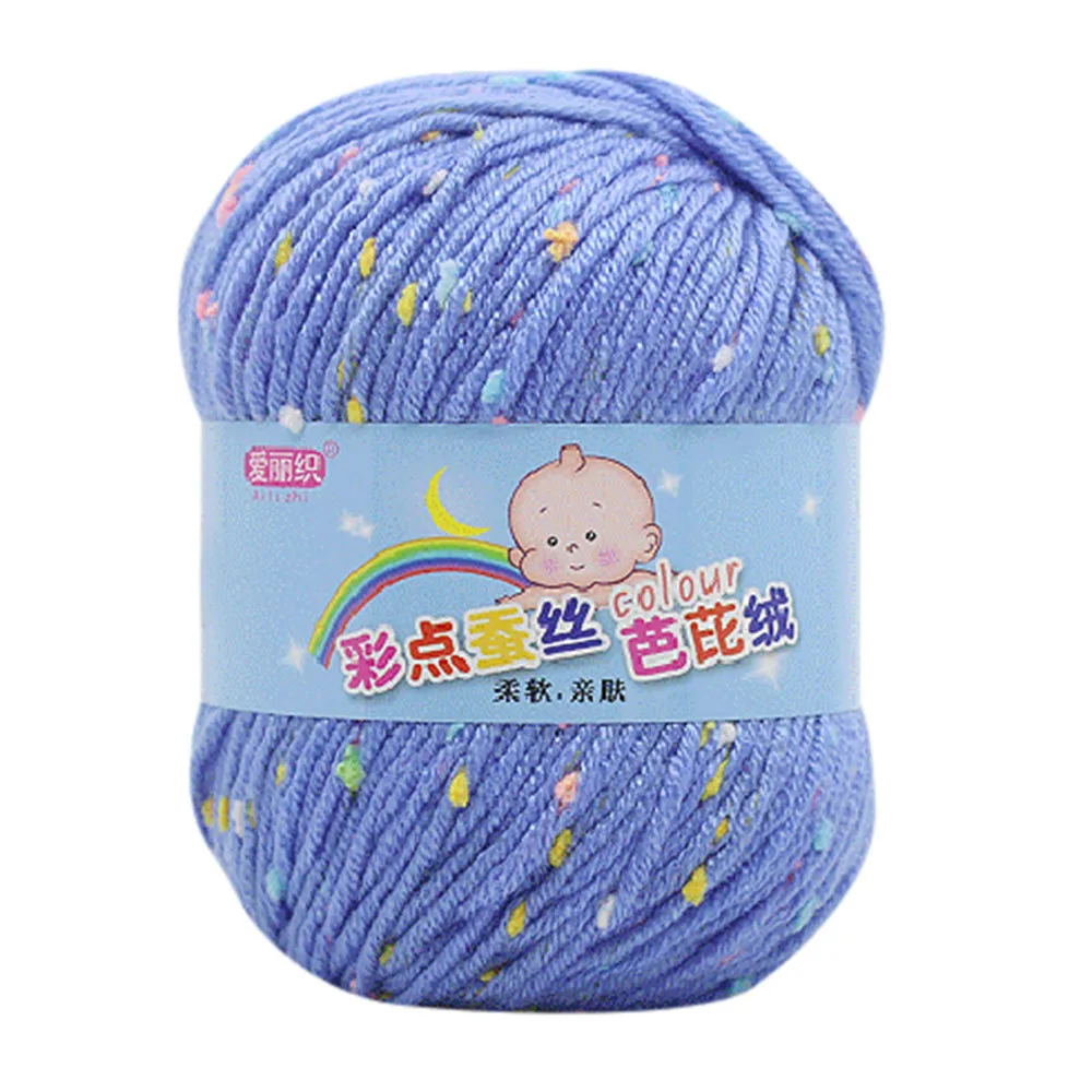 50g Hand Knitting Knicker Yarn Crochet Soft Scarf Sweater crocheted hats scarf Yarn Knitwear Wool katoen garen voor haken
50g Hand Knitting Knicker Yarn Crochet Soft Scarf Sweater crocheted hats scarf Yarn Knitwear Wool katoen garen voor haken
