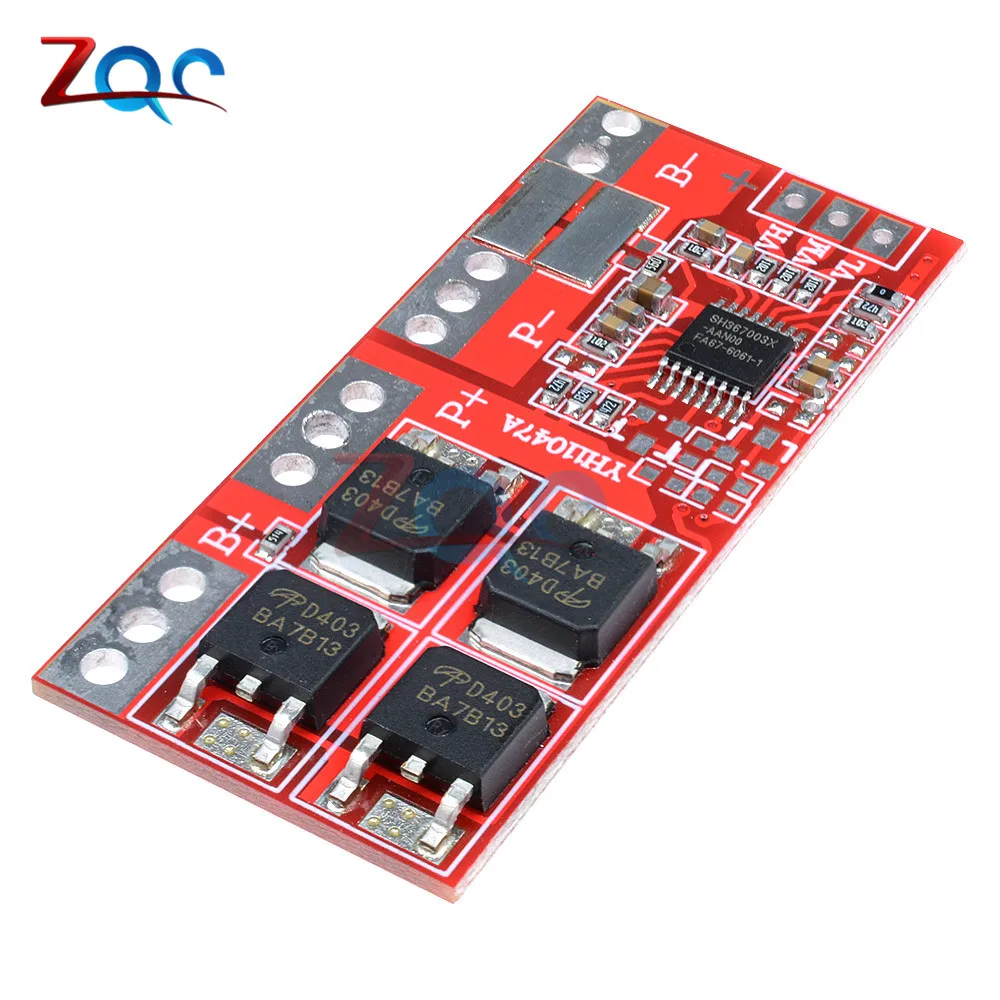 Защитная плата 3с 30А Max для литий ионных аккумуляторов 18650 12 6 в PCB BMS модуль защиты