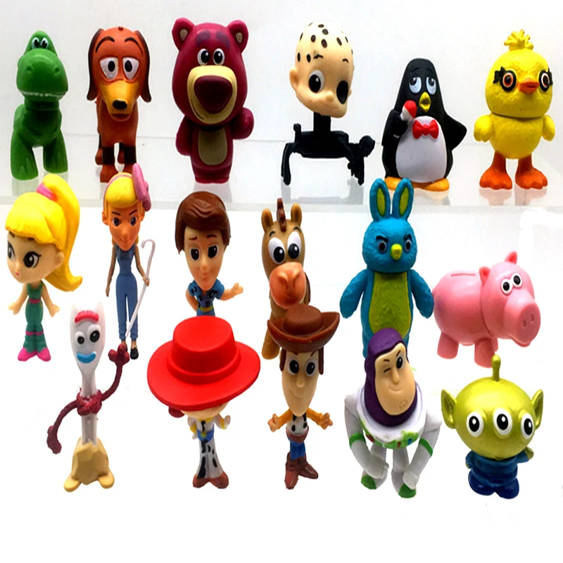 17pcs/set Movie Toy Story 4 Cartoon Toy Action Figure Woody Buzz Lightyear Jessie forky Doll model Baby Boy Toys Christmas Gift
17pcs/set Movie Toy Story 4 Cartoon Toy Action Figure Woody Buzz Lightyear Jessie forky Doll model Baby Boy Toys Christmas Gift