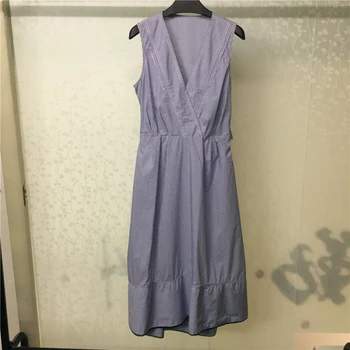 Top Quality Sleeveless Dress For Women Autumn Knee-Length Dress 2019 Striped Dress Office Lady
Top Quality Sleeveless Dress For Women Autumn Knee-Length Dress 2019 Striped Dress Office Lady