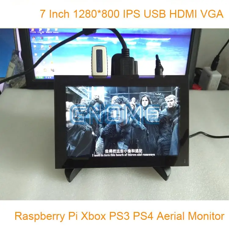 7 Inch 1280*800 IPS Display USB Player Screen LCD Module HMDI VGA Portable Raspberry Pi 3 Xbox PS4 Aerial Monitors
7 Inch 1280*800 IPS Display USB Player Screen LCD Module HMDI VGA Portable Raspberry Pi 3 Xbox PS4 Aerial Monitors