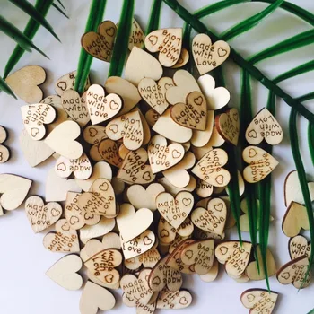 100pcs 2cm DIY Natural Wooden Heart Shapes MADE WITH LOVE for Weddings Plaques Art Craft Embellishment Sewing Decoration Buttons
100pcs 2cm DIY Natural Wooden Heart Shapes MADE WITH LOVE for Weddings Plaques Art Craft Embellishment Sewing Decoration Buttons