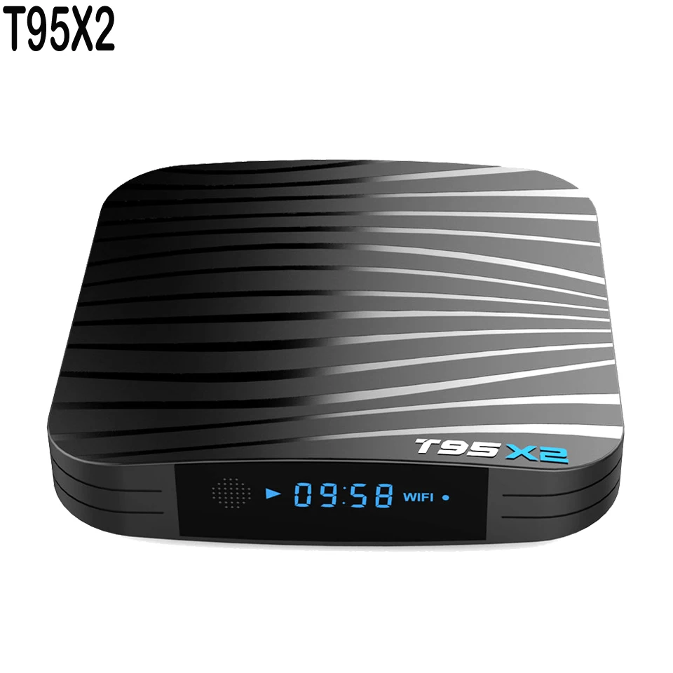 2019 T95X2 Android 8.1 Amlogic S905X2 Quad Core TV BOX 2GB/16GB 4GB/32GB 2.4Ghz WIFI USB 3.0 H.265 4K Smart Media Player DLAN
2019 T95X2 Android 8.1 Amlogic S905X2 Quad Core TV BOX 2GB/16GB 4GB/32GB 2.4Ghz WIFI USB 3.0 H.265 4K Smart Media Player DLAN