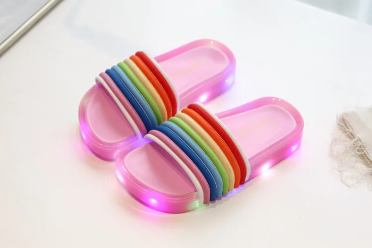 Disney LED Flashing Lights Slippers 22 Disney LED Flashing Lights Slippers -Unicorn Fashion HTB1u lVTzDpK1RjSZFrq6y78VXaq