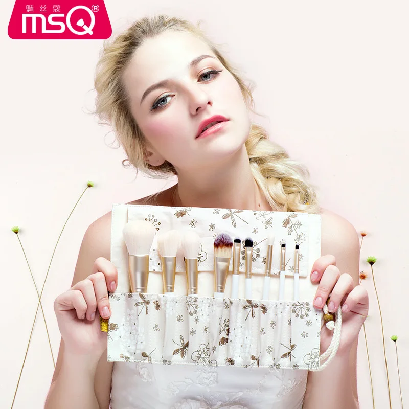 MSQ Pro 9pcs Makeup Brushes Set Powder Foundation Eyeshadow Eyebrow Lip Brush Tool With Flax Case or Delicate Resin Cylinder
MSQ Pro 9pcs Makeup Brushes Set Powder Foundation Eyeshadow Eyebrow Lip Brush Tool With Flax Case or Delicate Resin Cylinder