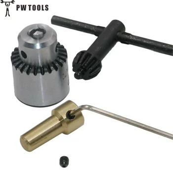 Micro Motor Drill Chucks Clamping 0.3-4mm Jt0 Taper Mounted Drill Chuck With Chuck Key 3.17mm Brass Mini Electric Motor Shaft
Micro Motor Drill Chucks Clamping 0.3-4mm Jt0 Taper Mounted Drill Chuck With Chuck Key 3.17mm Brass Mini Electric Motor Shaft