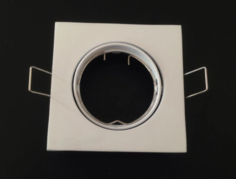 10pcs/lot Square Recessed LED Ceiling Light Adjustable White Frame for MR16 GU10 Bulb Fixture Downlight Holder
10pcs/lot Square Recessed LED Ceiling Light Adjustable White Frame for MR16 GU10 Bulb Fixture Downlight Holder