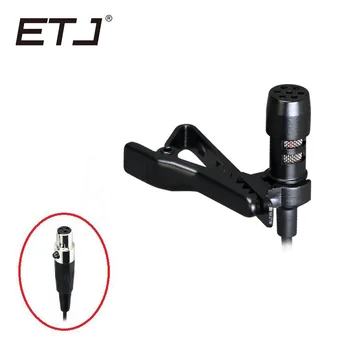 ETJ Brand Mini XLR Clip-on Lavalier Microphone Wired Condenser Omnidirectional Lapel Microphone With 3.5mm Jack 3 Pin 4 Pin 510
ETJ Brand Mini XLR Clip-on Lavalier Microphone Wired Condenser Omnidirectional Lapel Microphone With 3.5mm Jack 3 Pin 4 Pin 510