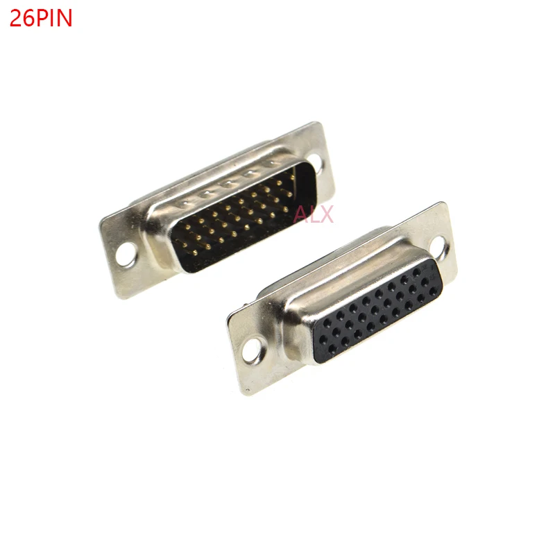 5PCS HDD26 DB26 MALE FEMALE CONNECTOR Solder Type D-Sub 26pin serial port Adapter 26 pin 26P
5PCS HDD26 DB26 MALE FEMALE CONNECTOR Solder Type D-Sub 26pin serial port Adapter 26 pin 26P