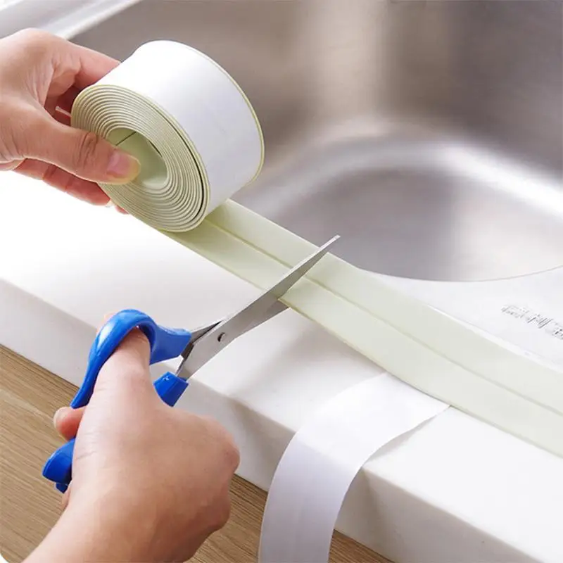 ROLL PVC Material 2.5mX3cm Kitchen Bathroom Wall Sealing Tape Waterproof Mold Proof Adhesive Tile Crack Repair Mildew Tape
ROLL PVC Material 2.5mX3cm Kitchen Bathroom Wall Sealing Tape Waterproof Mold Proof Adhesive Tile Crack Repair Mildew Tape