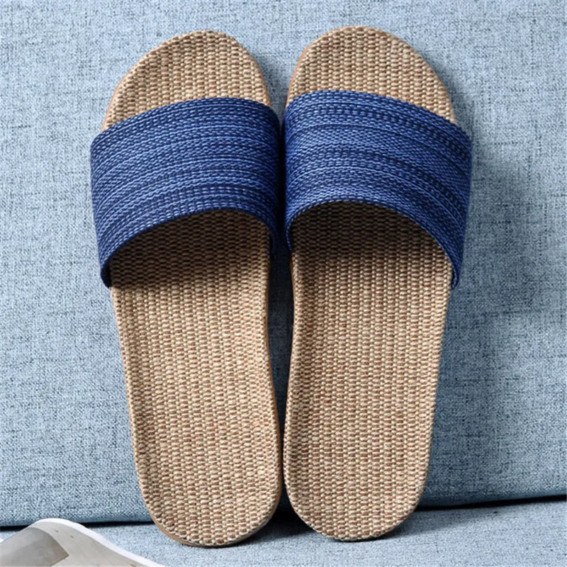 women men flax slippers summer indoor hemp flip flops ladies home floor linen beach sandals striped bedroom Shoes men's slipper
women men flax slippers summer indoor hemp flip flops ladies home floor linen beach sandals striped bedroom Shoes men's slipper