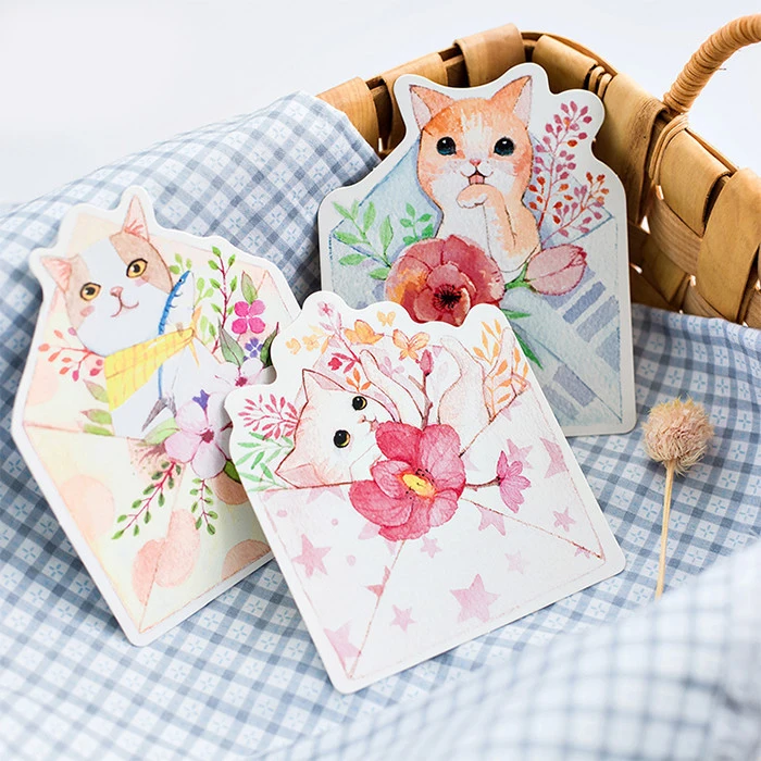 30pcs mail cat to you style card as card multi-use as Scrapbooking party invitation DIY gift card message card postcard
30pcs mail cat to you style card as card multi-use as Scrapbooking party invitation DIY gift card message card postcard