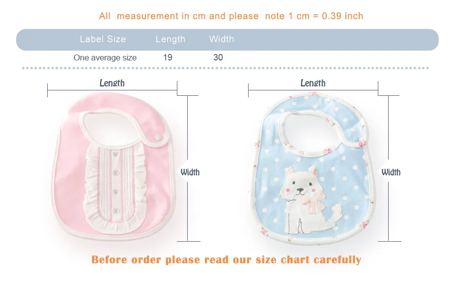 Size Chart Babies Size Chart Bib Set Baby Bibs