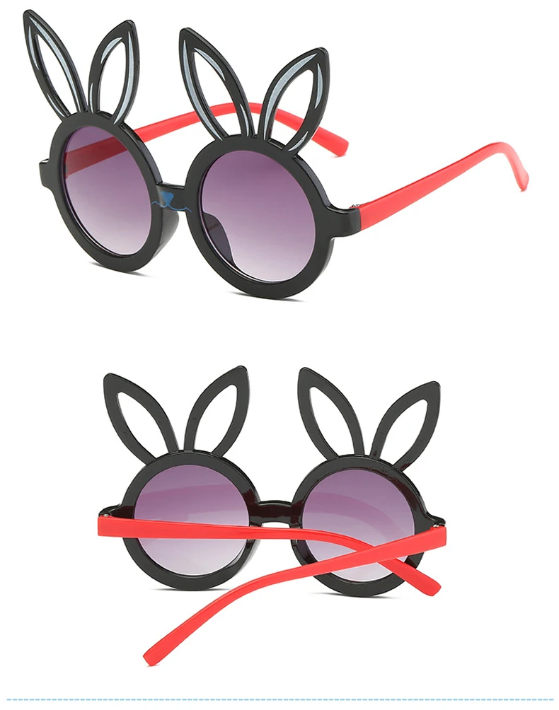 Cute rabbit shape Flexible Kids Sunglasses Polarized Child Baby Safety Sun Glasses UV400 Eyewear Shades Infant1 (5)