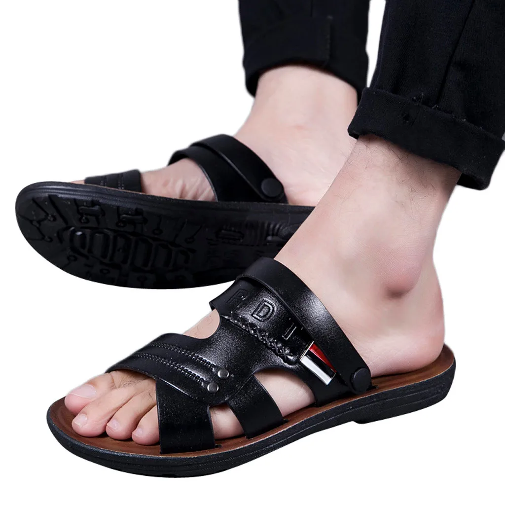 SAGACE Men's Slipper summer men shoes Breathable Walking Beach Sports Slippers Outdoor men\x27s shoes Leather leisure 19Apl24
SAGACE Men's Slipper summer men shoes Breathable Walking Beach Sports Slippers Outdoor men\x27s shoes Leather leisure 19Apl24