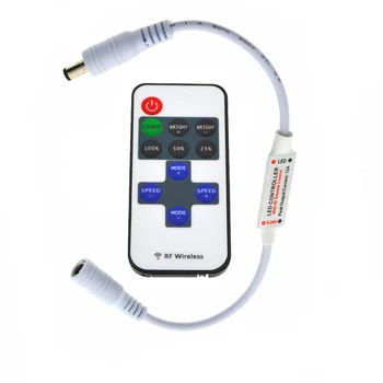 LED Strip Controller Wireless RF LED Controller for Single Color LED Strip Dimming DC5-24V
LED Strip Controller Wireless RF LED Controller for Single Color LED Strip Dimming DC5-24V