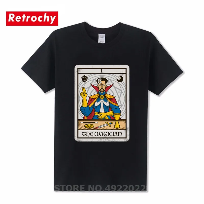 Retro Doctor Who Magic Tarot T Shirt Sci-Fi Cumberbatch Magician Sorcerer T-Shirt Men Daleks Exterminate To Victory Sitcom Shirt
Retro Doctor Who Magic Tarot T Shirt Sci-Fi Cumberbatch Magician Sorcerer T-Shirt Men Daleks Exterminate To Victory Sitcom Shirt