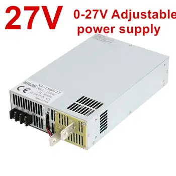 

1800W 66A 27V Power Supply 27V Transformer 0-5V Analog Signal Control 0-27V Adjustable Power Supply 27V 66A SE-1800-27