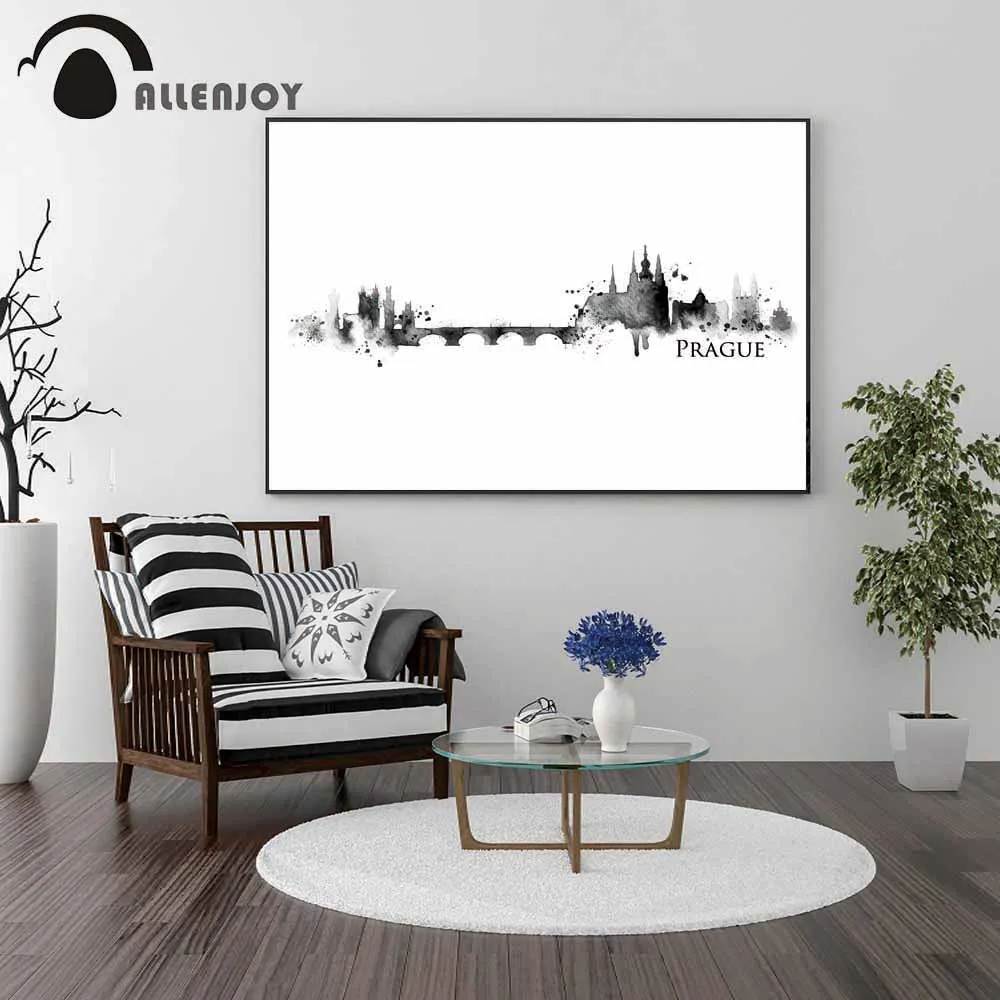 Allenjoy Czech Republic Pictures Walls Art Prague Abstract Laird Cities Black and White Canvas Paints Modern Home Murals Posters
Allenjoy Czech Republic Pictures Walls Art Prague Abstract Laird Cities Black and White Canvas Paints Modern Home Murals Posters