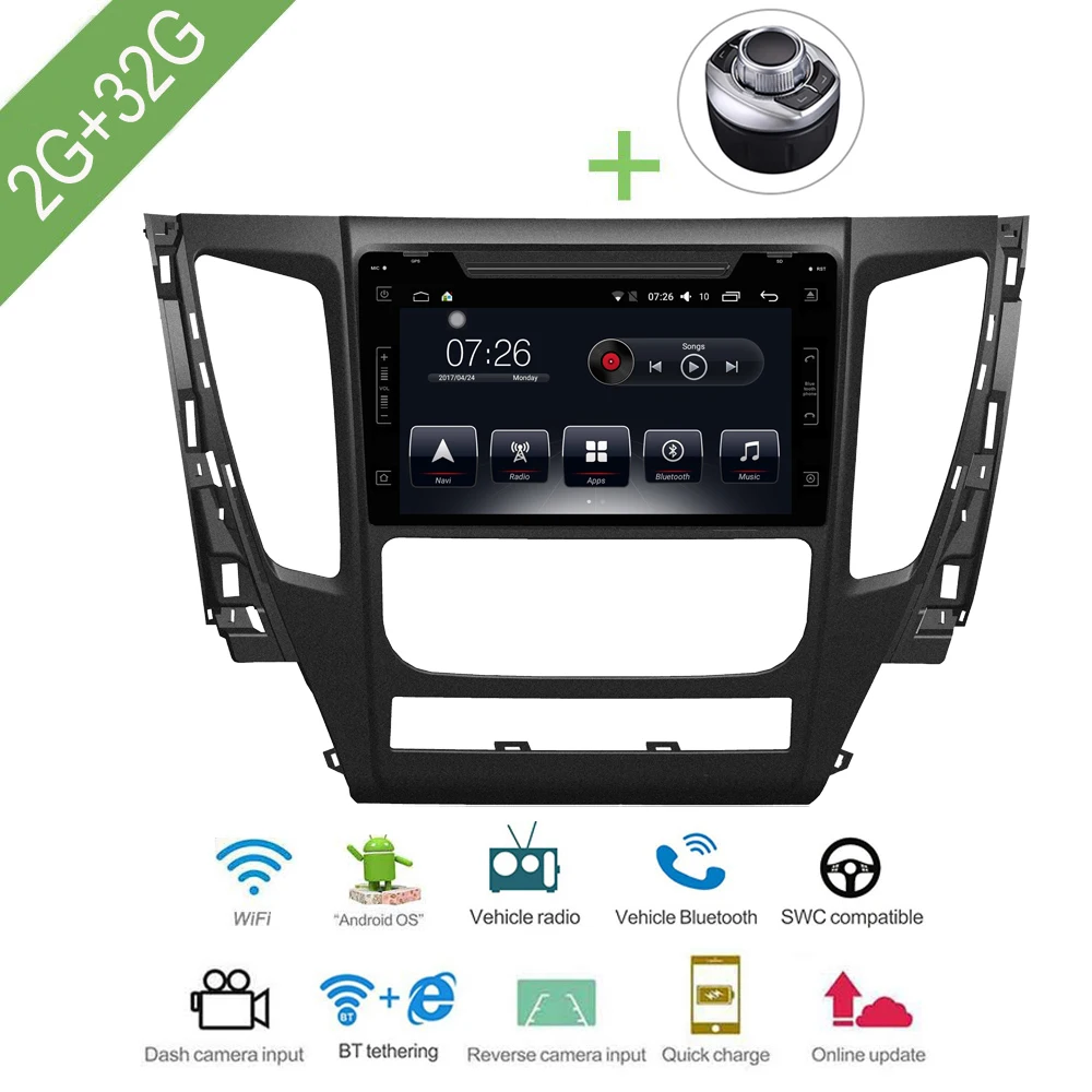 Car Multimedia player 1 Din Android 7.1 Car DVD For Mitsubishi Pajero 2016-2018 10.1" 2G/32G touch screen Car Radio GPS
Car Multimedia player 1 Din Android 7.1 Car DVD For Mitsubishi Pajero 2016-2018 10.1" 2G/32G touch screen Car Radio GPS