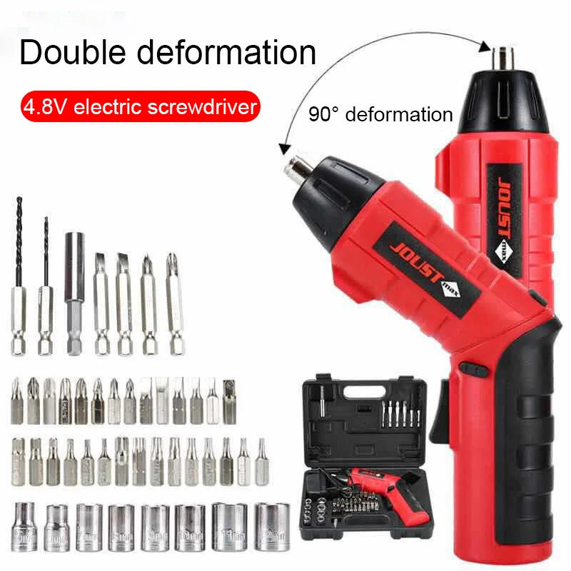 Hoomall 45Pcs/set 4.8V Drill Multifunctional Cordless Drill Household DIY Electric Screwdriver Power Tools Electrical Toolbox
Hoomall 45Pcs/set 4.8V Drill Multifunctional Cordless Drill Household DIY Electric Screwdriver Power Tools Electrical Toolbox