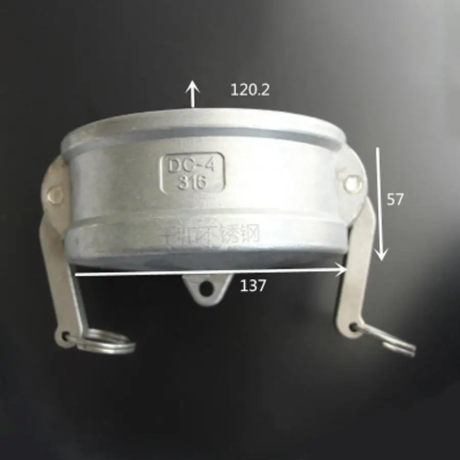 4" Socket End Cap Type C Camlock Quick Disconnect Coupling 304 Stianless Cam Groove For Hose Pumps Homebrew
4" Socket End Cap Type C Camlock Quick Disconnect Coupling 304 Stianless Cam Groove For Hose Pumps Homebrew