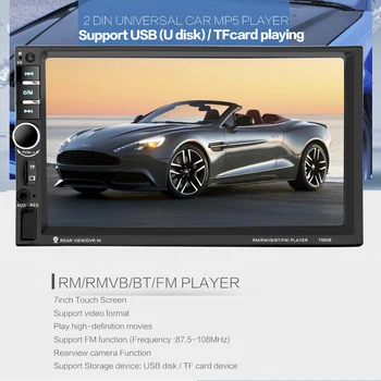 Autoradio Cassette Recorder 7 inch Car Video 7060B Automagnitola 2din Car Radio MP5 Player Wireless BT Remote Control
Autoradio Cassette Recorder 7 inch Car Video 7060B Automagnitola 2din Car Radio MP5 Player Wireless BT Remote Control